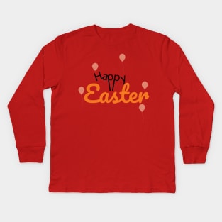 Happy Easter Kids Long Sleeve T-Shirt